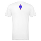 D Backs RWB* Fitted Cotton/Poly T-Shirt by Next Level - white