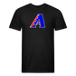 D Backs RWB* Fitted Cotton/Poly T-Shirt by Next Level - black