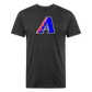D Backs RWB* Fitted Cotton/Poly T-Shirt by Next Level - heather black
