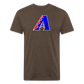 D Backs RWB* Fitted Cotton/Poly T-Shirt by Next Level - heather espresso