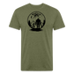 Alien BF* Fitted Cotton/Poly T-Shirt by Next Level - heather military green