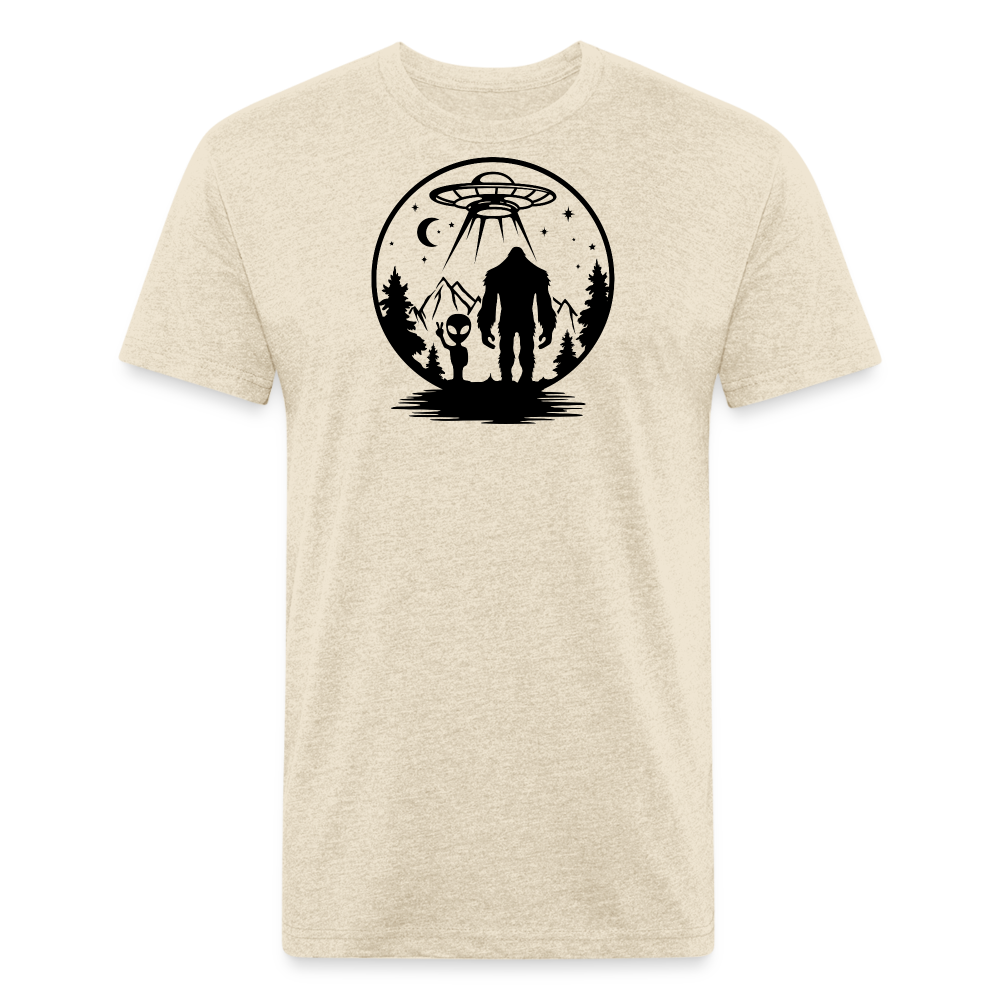 Alien BF* Fitted Cotton/Poly T-Shirt by Next Level - heather cream