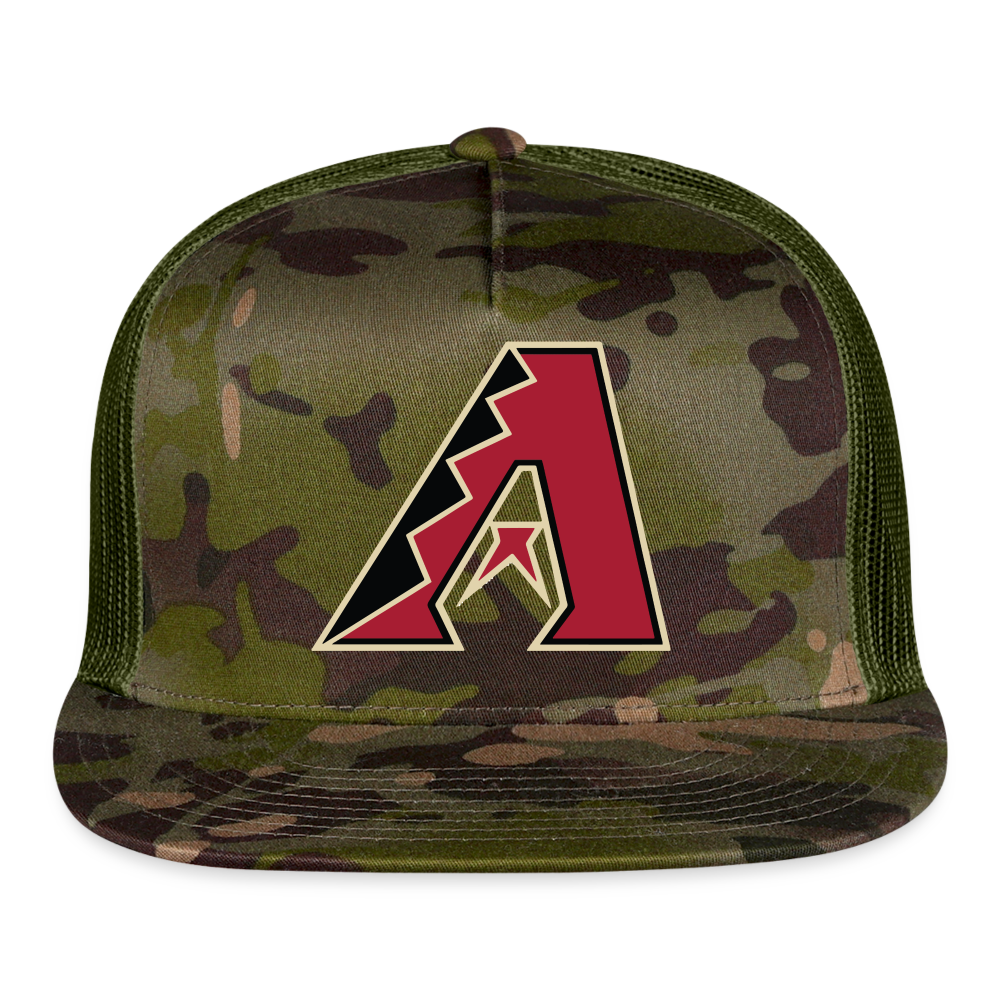 D Baks Trucker Cap - MultiCam\green