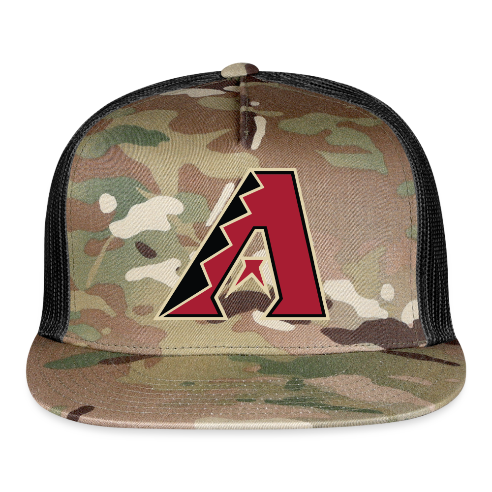 D Baks Trucker Cap - MultiCam\black