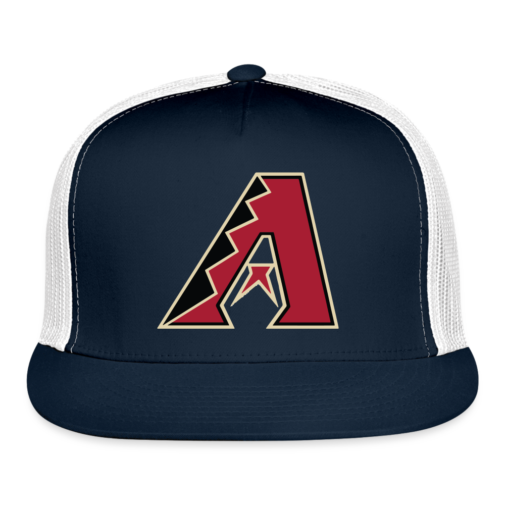 D Baks Trucker Cap - navy/white