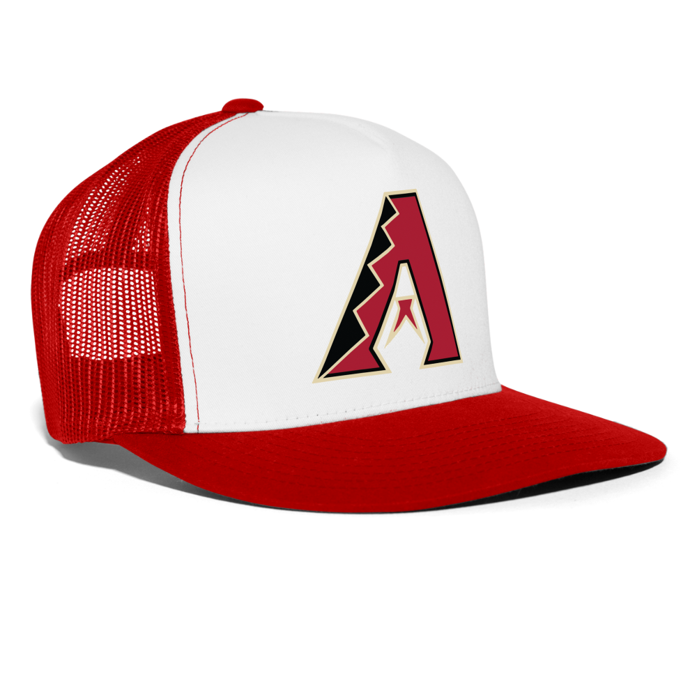 D Baks Trucker Cap - white/red