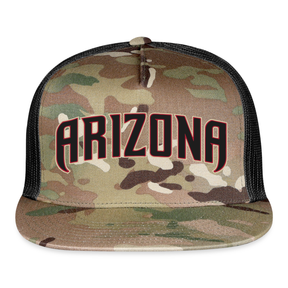 d baks 2 Trucker Cap - MultiCam\black