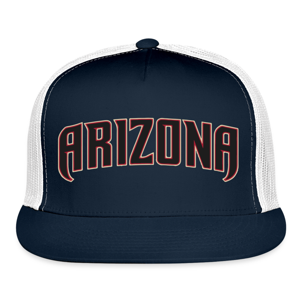 d baks 2 Trucker Cap - navy/white