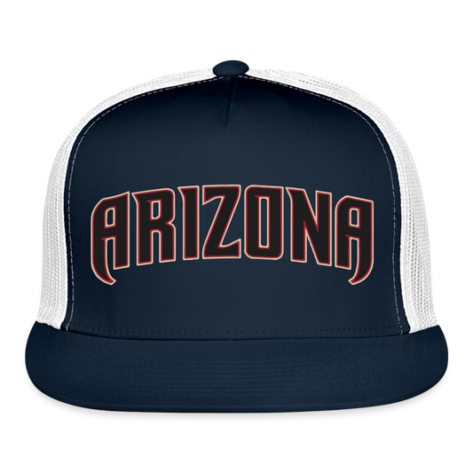 d baks 2 Trucker Cap - navy/white