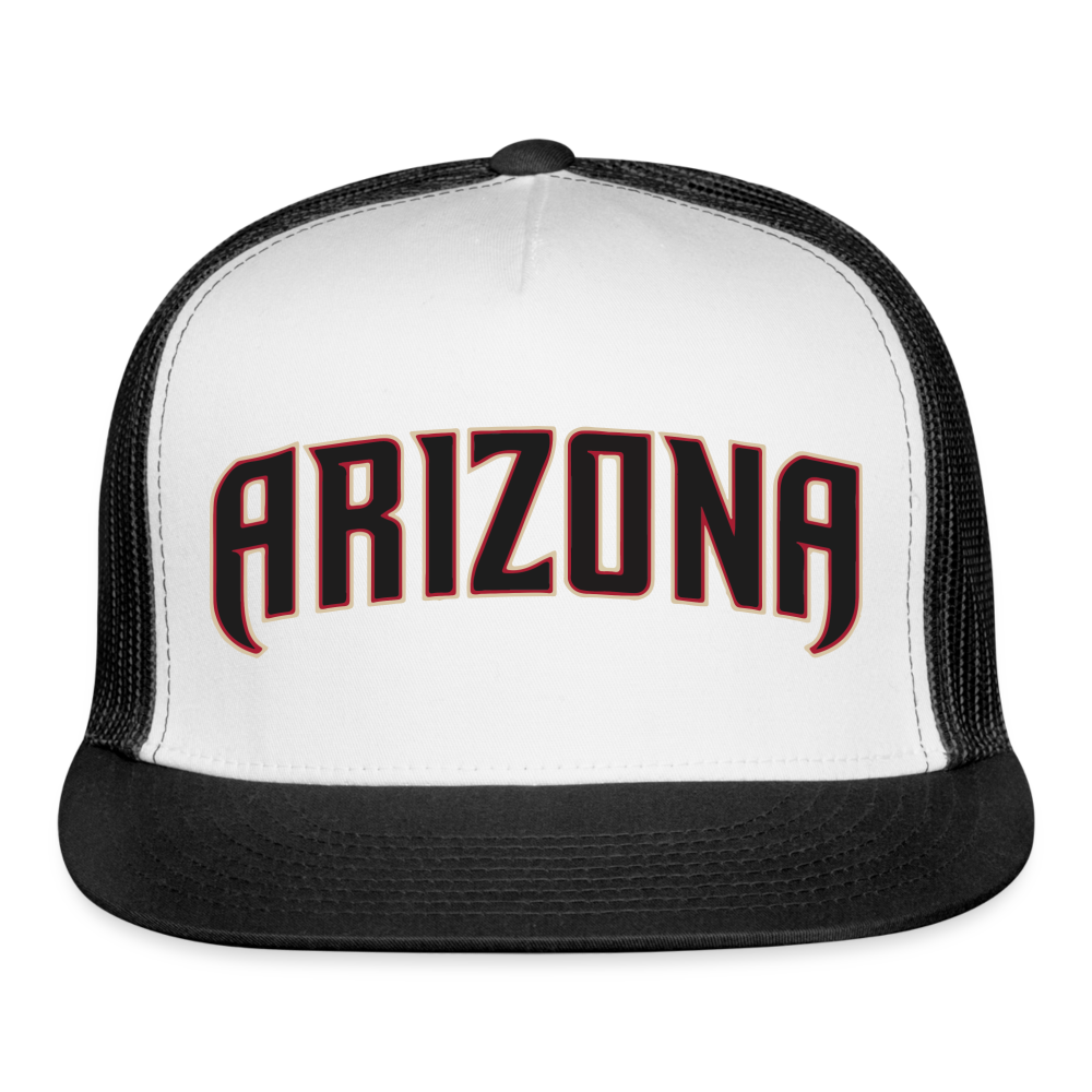 d baks 2 Trucker Cap - white/black