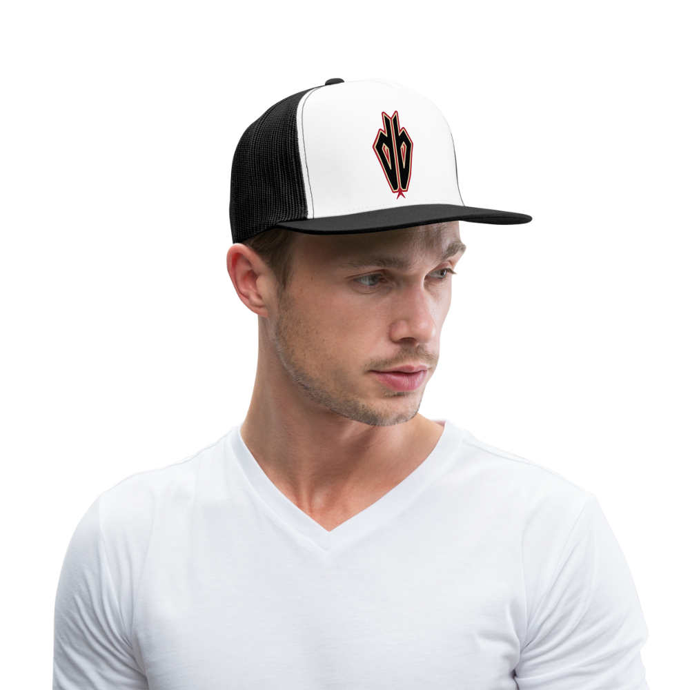 d baks 4 Trucker Cap - white/black
