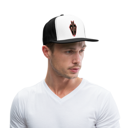 d baks 4 Trucker Cap - white/black