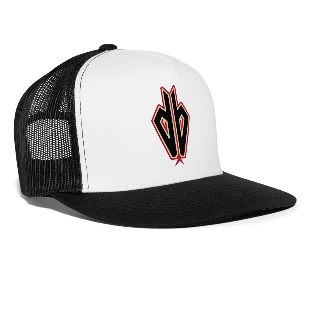 d baks 4 Trucker Cap - white/black
