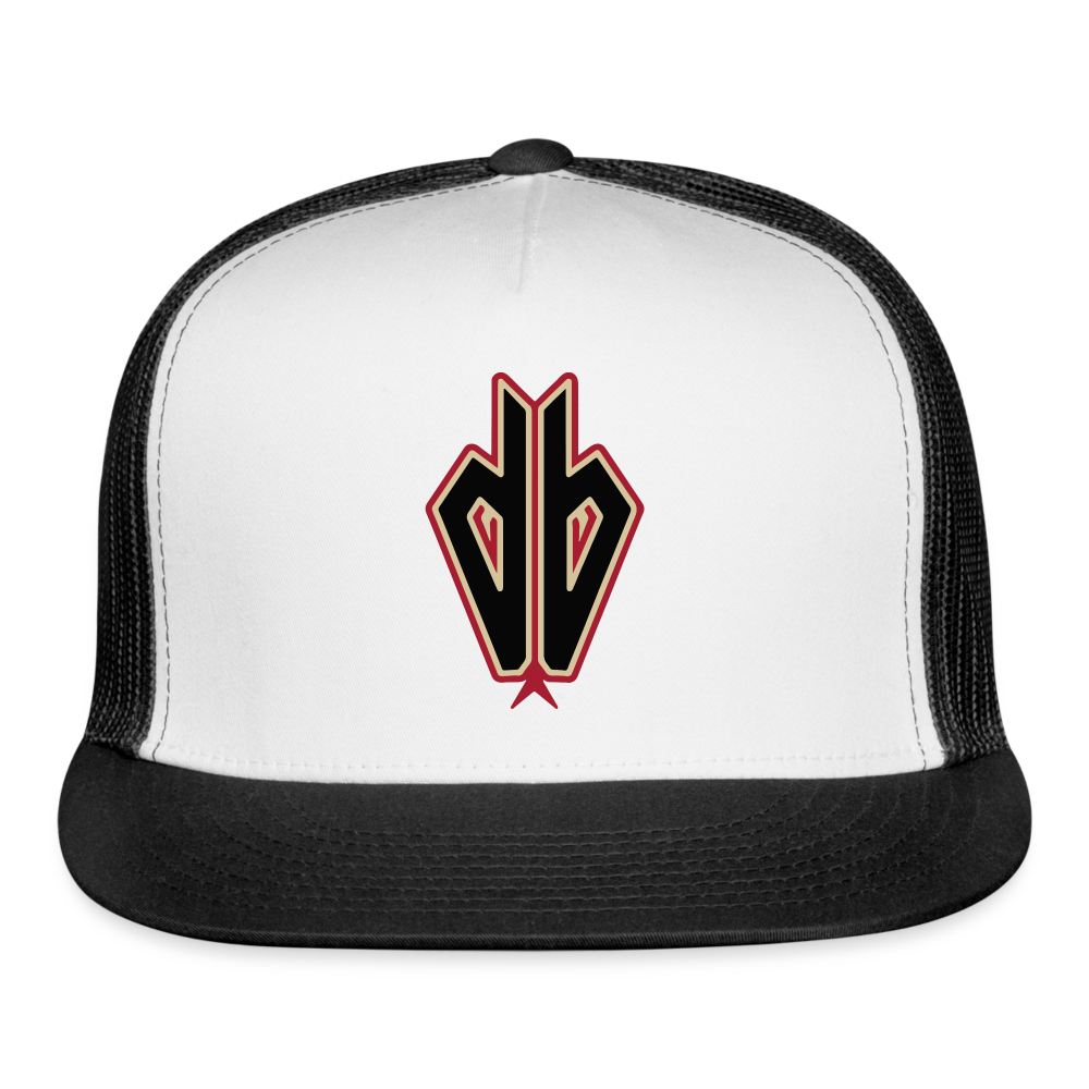 d baks 4 Trucker Cap - white/black