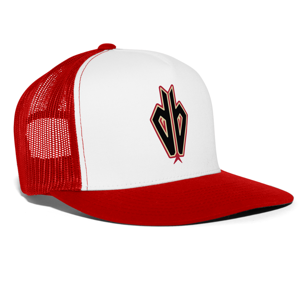 d baks 4 Trucker Cap - white/red