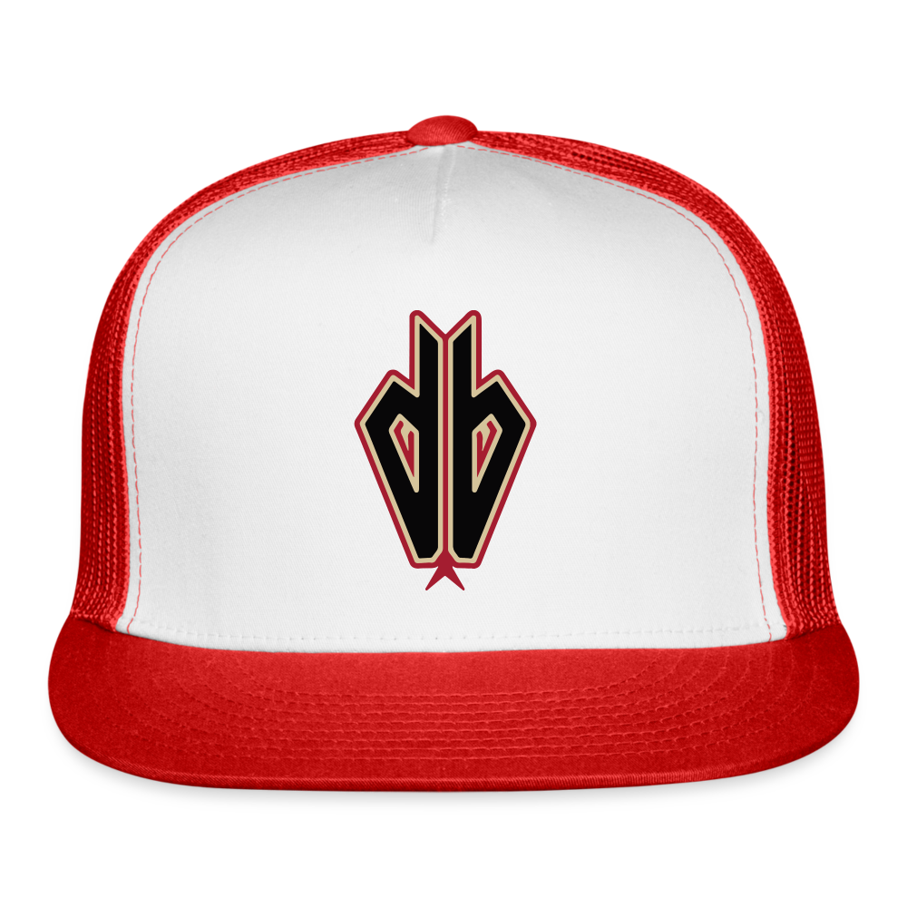 d baks 4 Trucker Cap - white/red