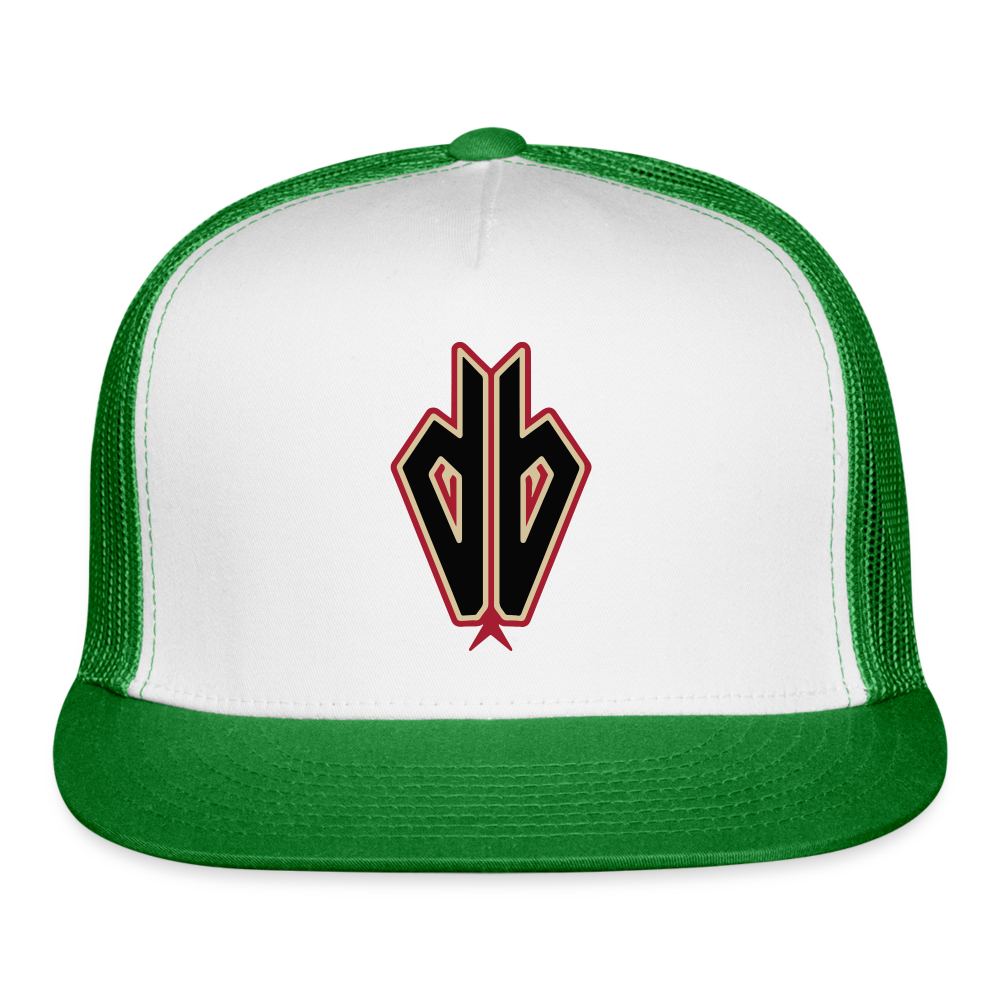 d baks 4 Trucker Cap - white/kelly green