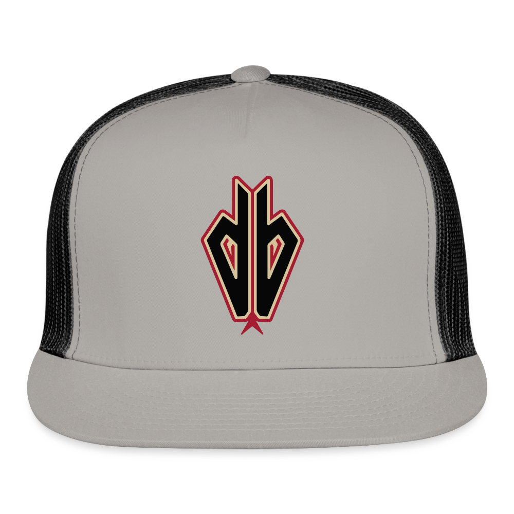 d baks 4 Trucker Cap - gray/black