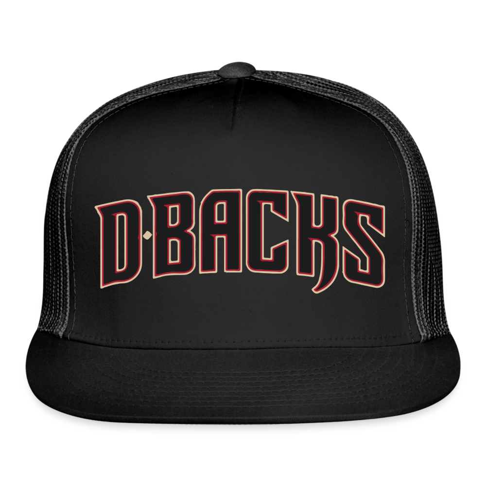 d baks 3 Trucker Cap - black/black