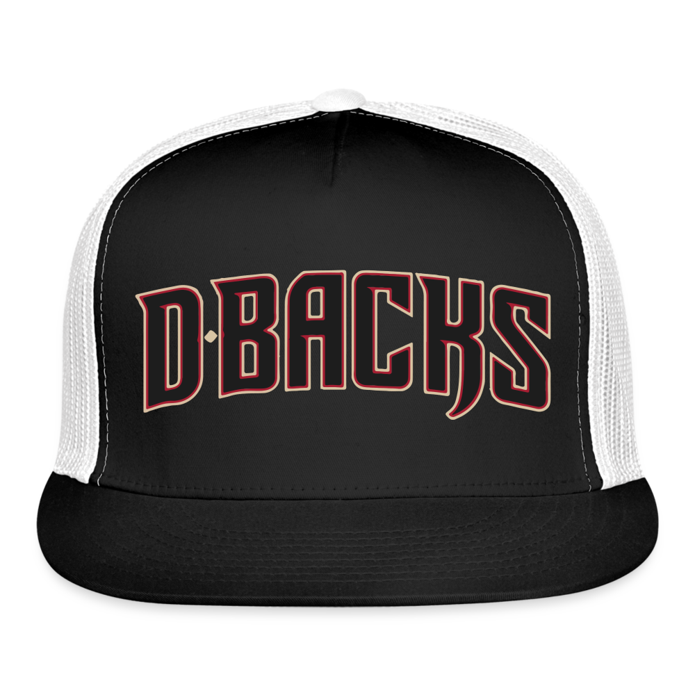 d baks 3 Trucker Cap - black/white