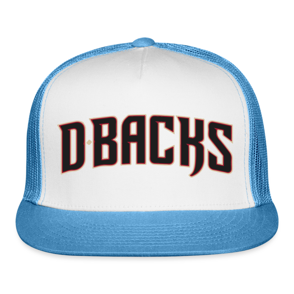 d baks 3 Trucker Cap - white/blue