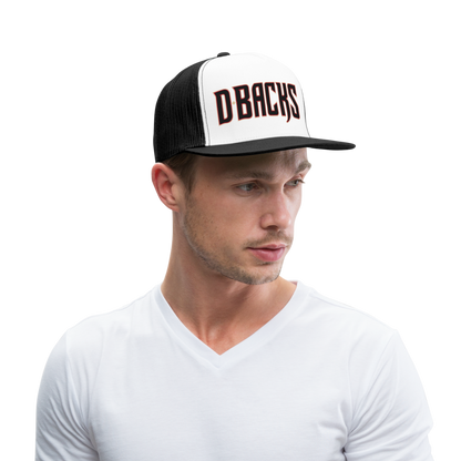 d baks 3 Trucker Cap - white/black
