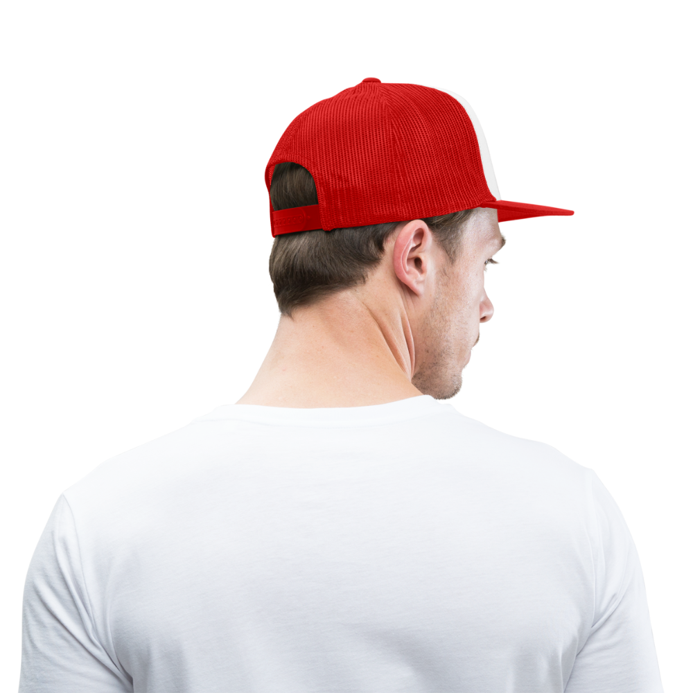 d baks 3 Trucker Cap - white/red