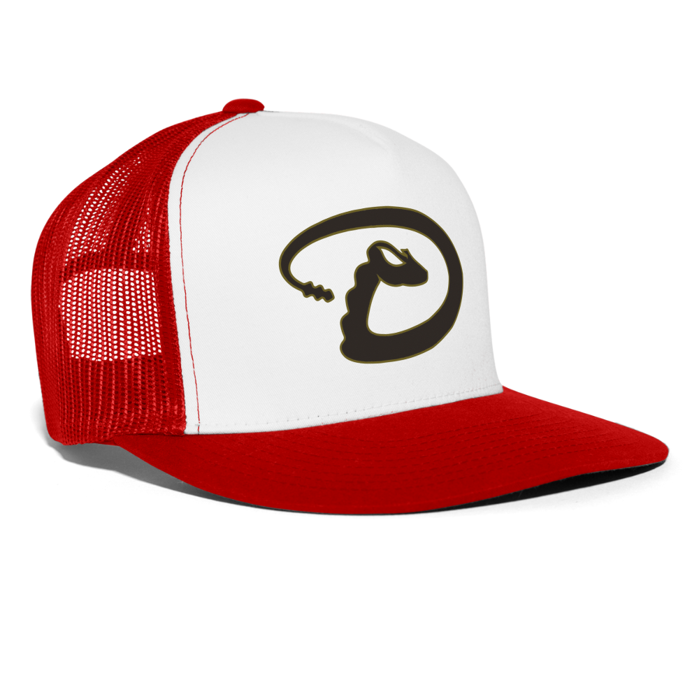 d baks 5 Trucker Cap - white/red