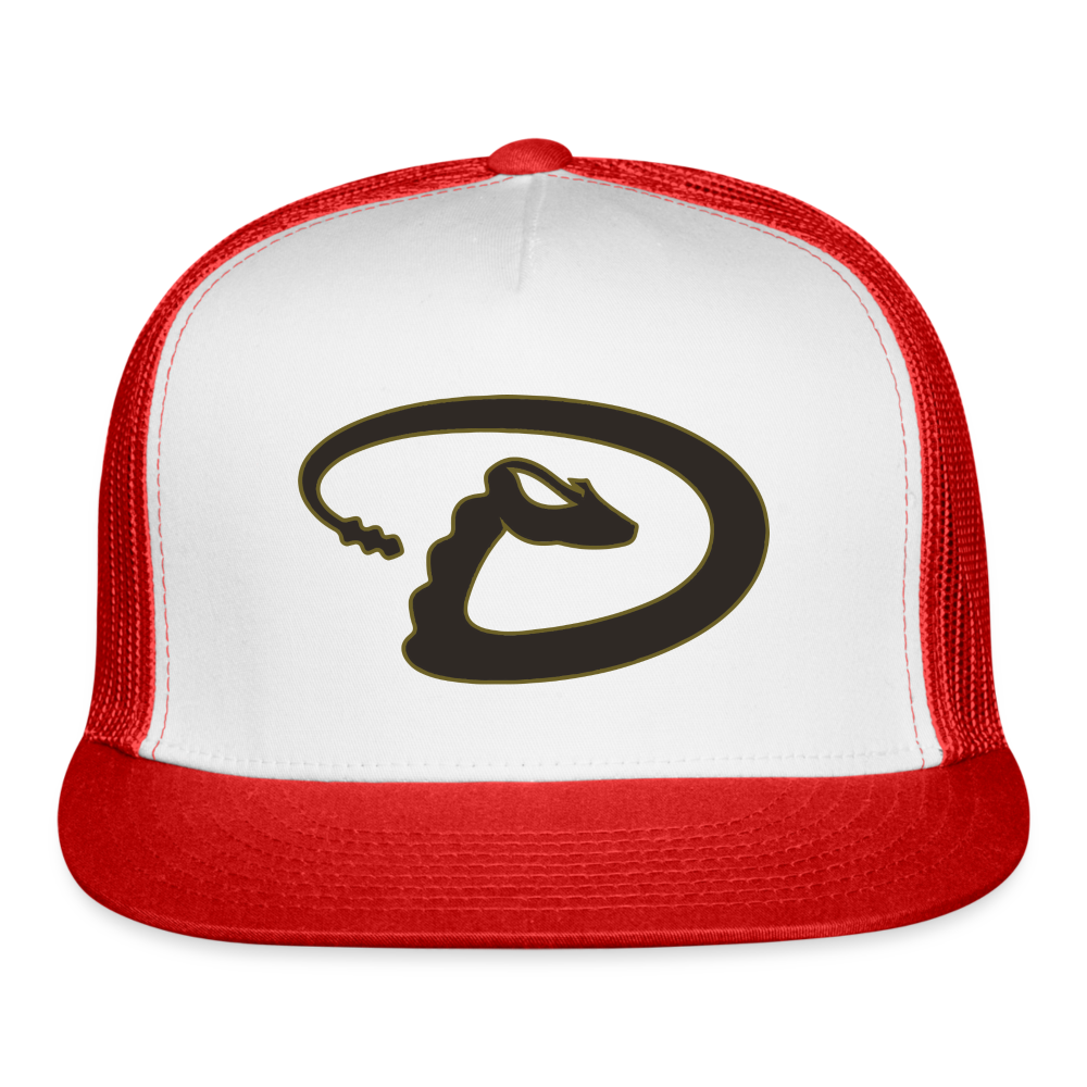 d baks 5 Trucker Cap - white/red