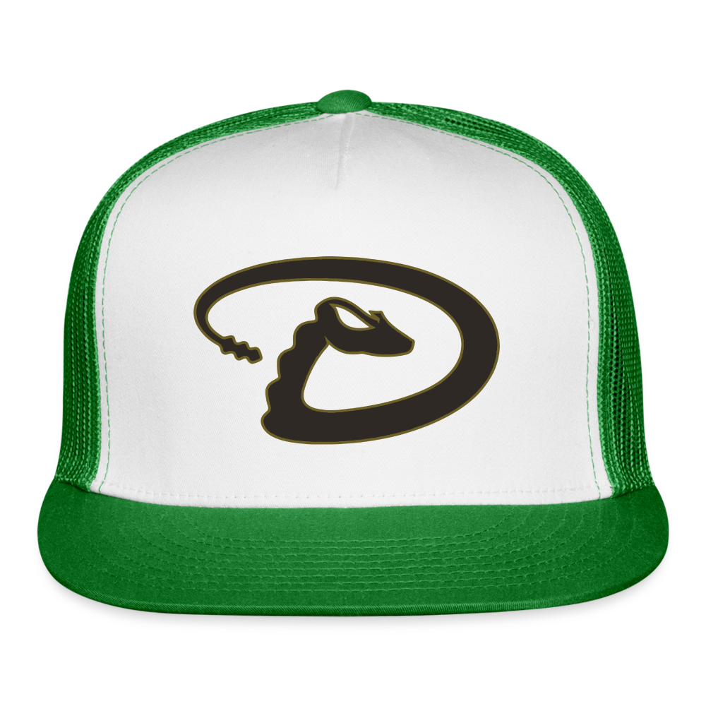 d baks 5 Trucker Cap - white/kelly green