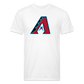 D Baks A 1 Fitted Cotton/Poly T-Shirt by Next Level - white