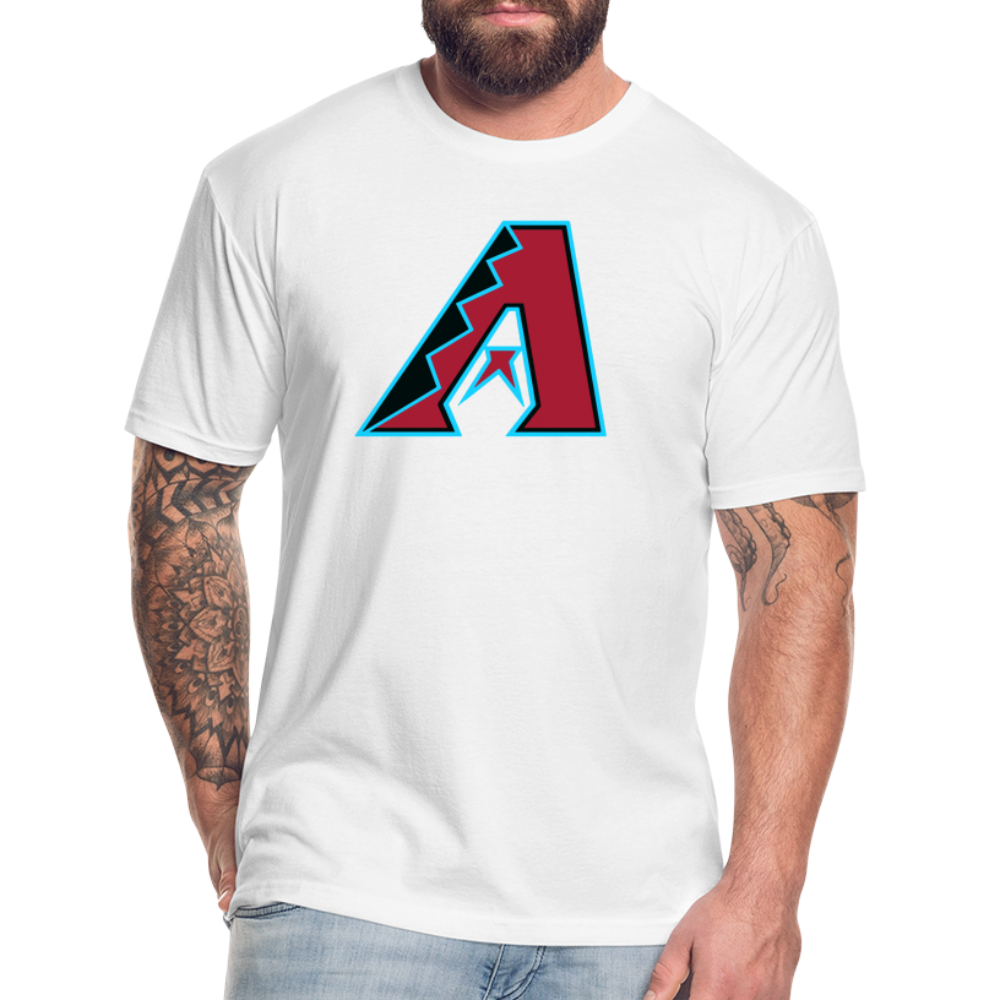 D Baks A 1 Fitted Cotton/Poly T-Shirt by Next Level - white