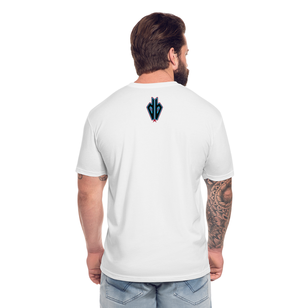 D Baks A 1 Fitted Cotton/Poly T-Shirt by Next Level - white