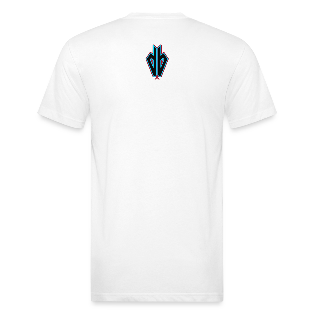 D Baks A 1 Fitted Cotton/Poly T-Shirt by Next Level - white