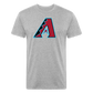 D Baks A 1 Fitted Cotton/Poly T-Shirt by Next Level - heather gray