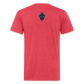 D Baks A 1 Fitted Cotton/Poly T-Shirt by Next Level - heather red