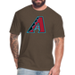 D Baks A 1 Fitted Cotton/Poly T-Shirt by Next Level - heather espresso