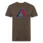 D Baks A 1 Fitted Cotton/Poly T-Shirt by Next Level - heather espresso