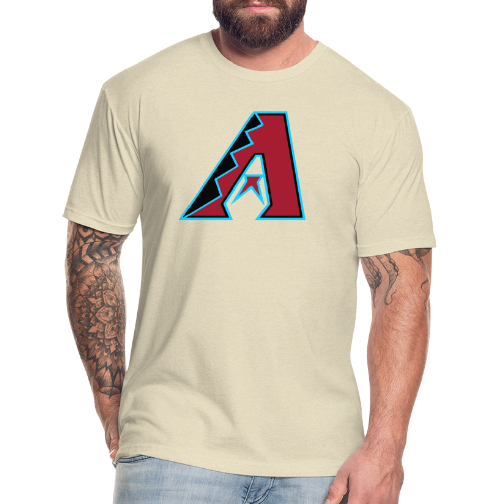 D Baks A 1 Fitted Cotton/Poly T-Shirt by Next Level - heather cream