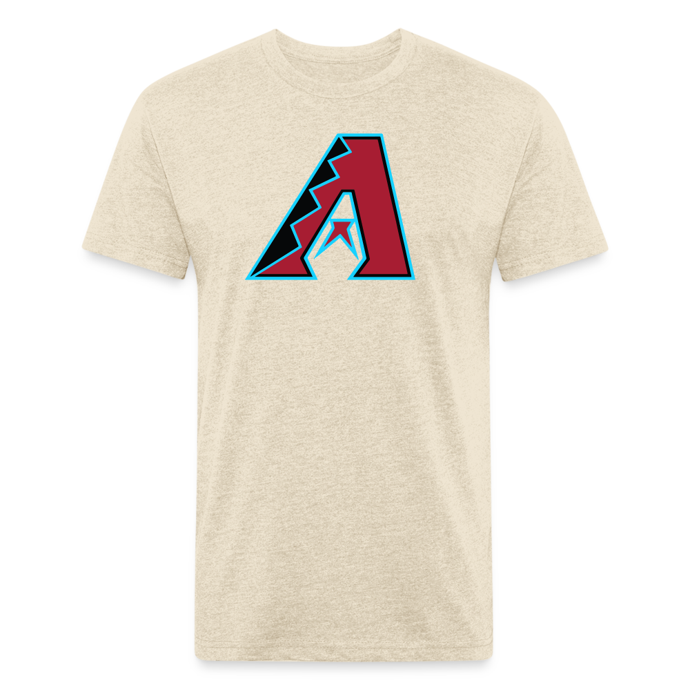 D Baks A 1 Fitted Cotton/Poly T-Shirt by Next Level - heather cream