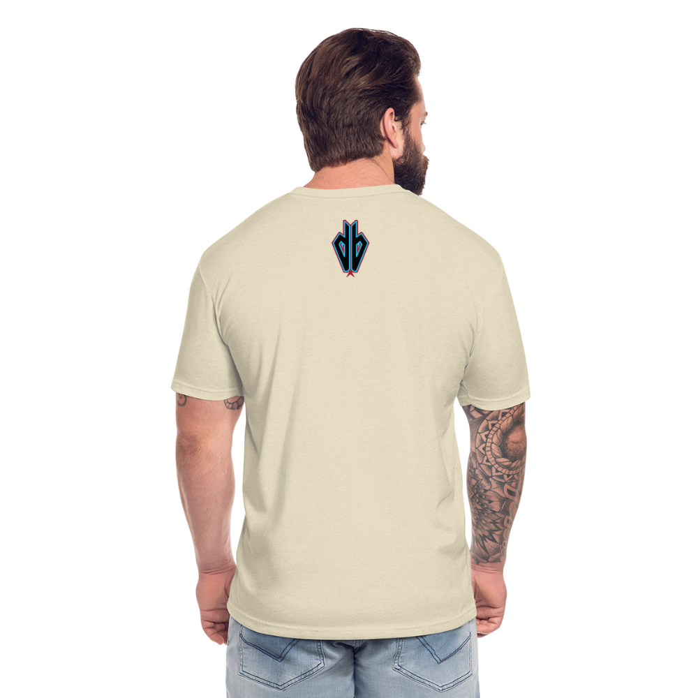 D Baks A 1 Fitted Cotton/Poly T-Shirt by Next Level - heather cream