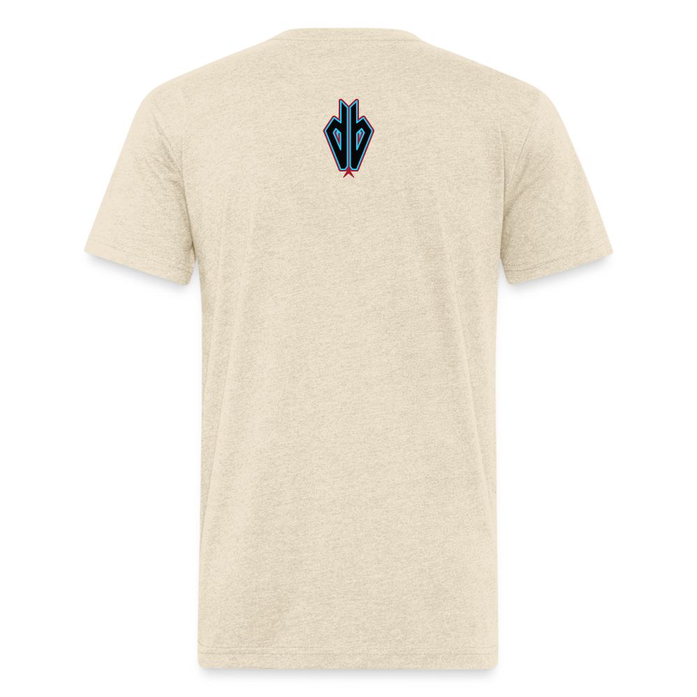 D Baks A 1 Fitted Cotton/Poly T-Shirt by Next Level - heather cream
