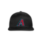 D Baks A TB Snapback Baseball Cap - black