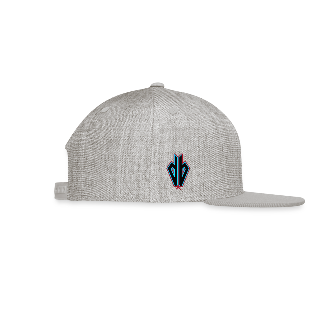 D Baks A TB Snapback Baseball Cap - heather gray