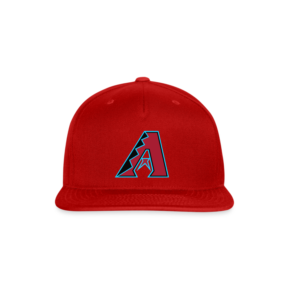 D Baks A TB Snapback Baseball Cap - red