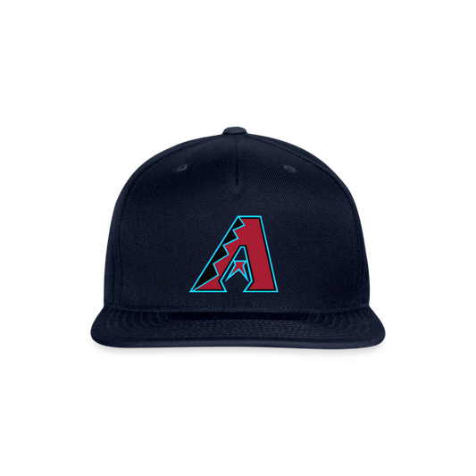 D Baks A TB Snapback Baseball Cap - navy