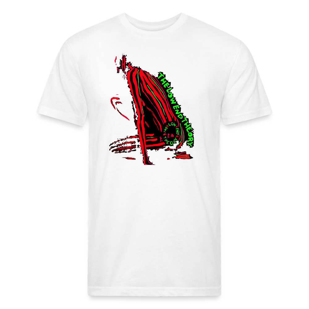 Low End 1 Fitted Cotton/Poly T-Shirt by Next Level - white