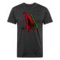 Low End 1 Fitted Cotton/Poly T-Shirt by Next Level - heather black