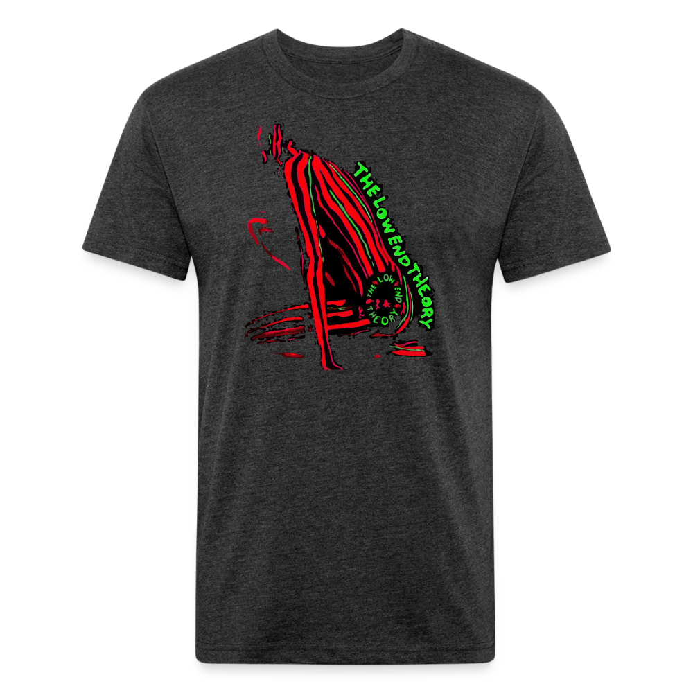 Low End 1 Fitted Cotton/Poly T-Shirt by Next Level - heather black