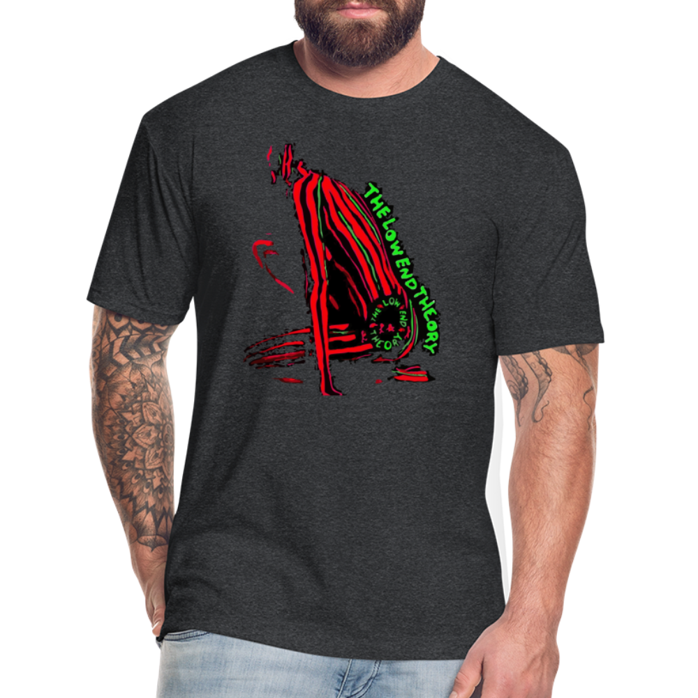 Low End 1 Fitted Cotton/Poly T-Shirt by Next Level - heather black